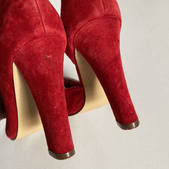 Steve Madden Chanda Red Heels, Size 7.5 - Picture 3 of 15